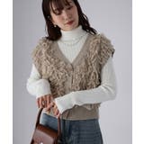 【レイヤードで体型カバー】フリンジニットベスト／大人カジュアル／春／Vネック | Riberry | 詳細画像25 