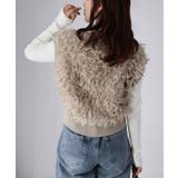 【レイヤードで体型カバー】フリンジニットベスト／大人カジュアル／春／Vネック | Riberry | 詳細画像28 