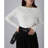 アシメオフショルニット | Riberry | 詳細画像11