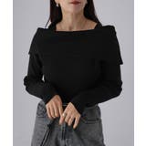 アシメオフショルニット | Riberry | 詳細画像17