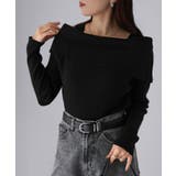 アシメオフショルニット | Riberry | 詳細画像19