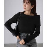 アシメオフショルニット | Riberry | 詳細画像20