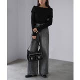 アシメオフショルニット | Riberry | 詳細画像23