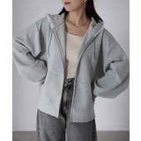 袖ロゴ刺繍レースダブルジップパーカー | Riberry | 詳細画像13 