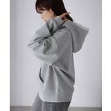 袖ロゴ刺繍レースダブルジップパーカー | Riberry | 詳細画像18 