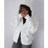 袖ロゴ刺繍レースダブルジップパーカー | Riberry | 詳細画像26 