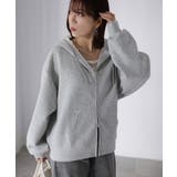 袖ロゴ刺繍レースダブルジップパーカー | Riberry | 詳細画像3 