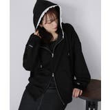 袖ロゴ刺繍レースダブルジップパーカー | Riberry | 詳細画像41 