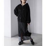 袖ロゴ刺繍レースダブルジップパーカー | Riberry | 詳細画像42 