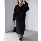 袖ロゴ刺繍レースダブルジップパーカー | Riberry | 詳細画像43 