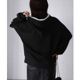 袖ロゴ刺繍レースダブルジップパーカー | Riberry | 詳細画像45 