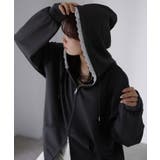 袖ロゴ刺繍レースダブルジップパーカー | Riberry | 詳細画像48 