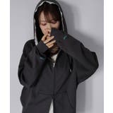 袖ロゴ刺繍レースダブルジップパーカー | Riberry | 詳細画像49 