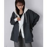 袖ロゴ刺繍レースダブルジップパーカー | Riberry | 詳細画像57 