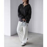 袖ロゴ刺繍レースダブルジップパーカー | Riberry | 詳細画像60 