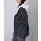 袖ロゴ刺繍レースダブルジップパーカー | Riberry | 詳細画像61 