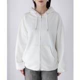 袖ロゴ刺繍レースダブルジップパーカー | Riberry | 詳細画像63 