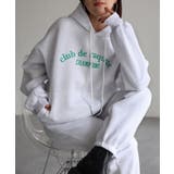 オートミール | 裏起毛パーカー/ロゴスウェット セットアップ | Riberry