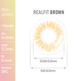 Holoris Real(Realfit Brown)韓国カラコン | richeye | 詳細画像6 