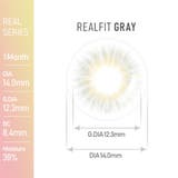 Holoris Real(Realfit Gray)韓国カラコン | richeye | 詳細画像6 