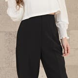 ハイウエストテーパードパンツ ロングパンツ オフィスカジュアル | Riff | 詳細画像4