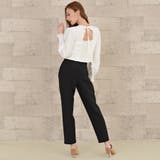 ハイウエストテーパードパンツ ロングパンツ オフィスカジュアル | Riff | 詳細画像5