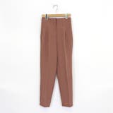 ピンク | ハイウエストテーパードパンツ ロングパンツ オフィスカジュアル | Riff