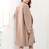 ノーカラーコート ロングコート ベーシック アウター Riff リフ | Riff | 詳細画像9