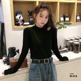 ハイネック長袖デザイントップス ダメージ 穴あき | Riff | 詳細画像4 