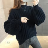 袖ボリュームリブニット ハイネック タートルネック | Riff | 詳細画像8
