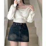 デコルテ見せリブニット セーター トップス | Riff | 詳細画像17 