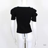 パワーショルダーリブトップス Tシャツ カットソー | Riff | 詳細画像21