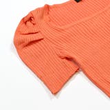 パワーショルダーリブトップス Tシャツ カットソー | Riff | 詳細画像23