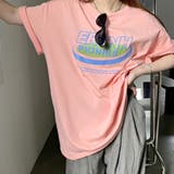 ピンク | ERTNHTロゴBIGTシャツ プルオーバー トップス | Riff