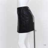 スリット入りレザーミニスカート フェイクレザー ショート丈 | Riff | 詳細画像13 
