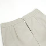 スリット入りレザーミニスカート フェイクレザー ショート丈 | Riff | 詳細画像17 