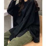 サイドスリットBIGロンT プルオーバー Tシャツ | Riff | 詳細画像3