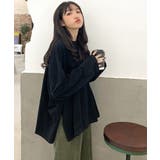 サイドスリットBIGロンT プルオーバー Tシャツ | Riff | 詳細画像4