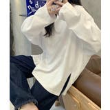 サイドスリットBIGロンT プルオーバー Tシャツ | Riff | 詳細画像10