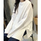 サイドスリットBIGロンT プルオーバー Tシャツ | Riff | 詳細画像12