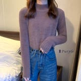 シャギーニットトップス セーター ハイネック | Riff | 詳細画像9