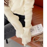 オフショルニットトップス オフショルダー オフタートル | Riff | 詳細画像17 