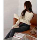 オフショルニットトップス オフショルダー オフタートル | Riff | 詳細画像18 