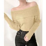 オフショルニットトップス オフショルダー オフタートル | Riff | 詳細画像52 