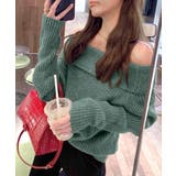 オフショルニットトップス オフショルダー オフタートル | Riff | 詳細画像43 