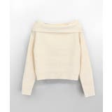 オフショルニットトップス オフショルダー オフタートル | Riff | 詳細画像65 