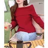 オフショルニットトップス オフショルダー オフタートル | Riff | 詳細画像38 