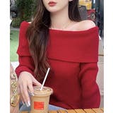 オフショルニットトップス オフショルダー オフタートル | Riff | 詳細画像41 