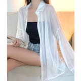 シアーシャツ シースルー 羽織り | Riff | 詳細画像28