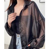 シアーシャツ シースルー 羽織り | Riff | 詳細画像4